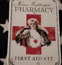 Vintage Collectible Metal Florence Nightingale Medicine Box picture