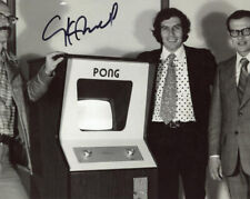 NOLAN BUSHNELL SIGNED 8x10 PHOTO VIDEO GAME PIONEER ATARI PONG RARE BECKETT BAS picture