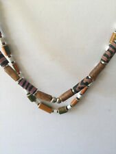Two Super Cool Modest Pure & Lofty Colored Bamboo Necklaces - 24