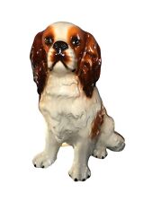Italian Cavalier King Charles Spaniel Lifesize Ceramic Dog Statue 48 cm Rare Vtg picture