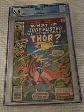WHAT IF? #10 (’78)  CGC 6.5, white pages - What If Jane Foster Was Thor? picture