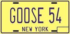 Goose Gossage New York Yankees 1978 New York License plate picture