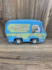 Vintage 1998 Scooby Doo The Mystery Machine Shaggy Wilma Daphne Hinged Tin Box picture