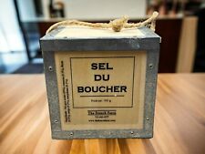 The French Farm Butcher Salt Wooden Box - Farmhouse French Box Only picture