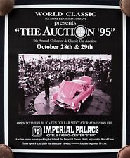 1995 World Classic Imperial Palace Auction Poster 1957 Corvette Fuelie picture