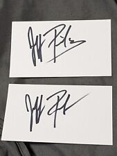 BOGO Jeff Pilson AUTOGRAPHS Dokken Foreigner Authentic Hand Signed  picture