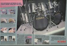 1986 2pg Print Ad of Tama Swingstar DX Model Drum Kit picture