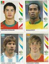 LOT OF 4 PICTURES - FIFA WORLD CUP GERMANY 2006 - RONALDINHO MESSI C.RONALDO TOWERS picture