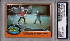 1977 TOPPS Star Wars DAVE PROWSE Signed Auto 
