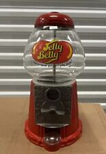 Coin Bank Jelly Belly Bean/Gumball Machine Dispenser Glass & Metal Tested-Works picture