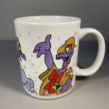 Vintage 1980s WDW Epcot Figment Character Coffee Mug Knight Painter USED picture