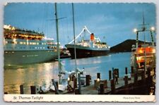 eStampsNet - St. Thomas Virgin Islands Harbor Continental Postcard  picture
