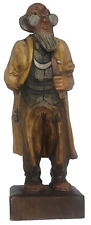 Vintage Hand Carved Wood Karl Griesbaum Whistler Automaton Dr Eisenbarth Germany picture