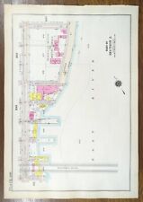 1916 ROCKEFELLER UNIVERSITY MANHATTAN NEW YORK CITY Antique BROMLEY Street Map  picture