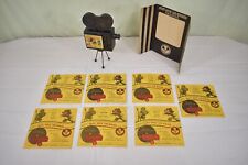 VINTAGE MATTEL MICKEY MOUSE CLUB NEWSREEL PROJECTOR 7 RECORDS 13 SLIDES picture