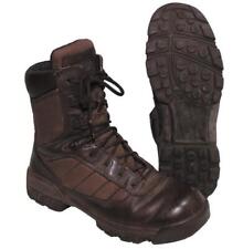 Genuine British Army Surplus Bates Combat Boots Brown Leather picture