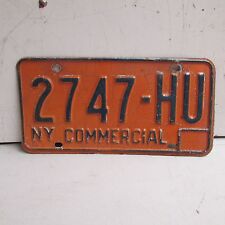 1970'S NEW YORK COMMERCIAL CAR TAG LICENSE PLATE PLATES  picture