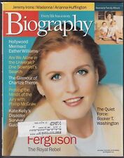 BIOGRAPHY Sarah Ferguson Fergie Jeremy Irons Charlize Theron ++ 7 2000 picture