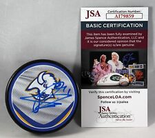 DYLAN COZENS SIGNED BUFFALO SABRES REVERSE RETRO PUCK NHL AUTOGRAPHED +JSA COA picture