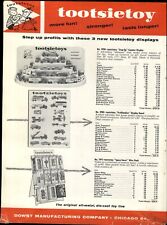 1958 PAPER AD Tootsietoy Store Display Stepup Counter Toy Cars Trucks Bus  picture