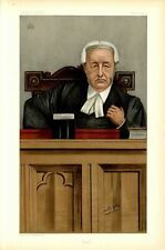BRITISH JUDGE LORD CHIEF JUSTICE OF ENGLAND RICHARD WEBSTER AT HIS BENCH LAWYER picture
