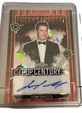 2024 Leaf Pop Century John Travolta FuggetaboutIt Red Crystals Auto #’d 3/3 picture