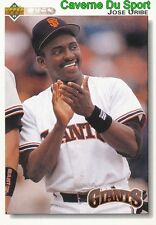 1992 JOSE URIBE SAN FRANCISCO GIANTS BASEBALL CARD UPPER DECK 270 picture