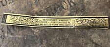 Jack Daniels Vintage 1971 Gold Medal Decanter Bottle Neckwrap Sticker - Uses picture