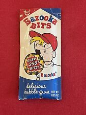 Vintage 1960’s BAZOOKA BITS BUBBLE GUM Unopened Pack  Fully Sealed  RARE FIND picture