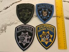 California Highway Patrol collectors patch set 4 pieces full size new picture