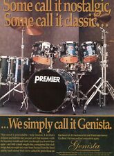 1994 Print Ad of Premier Genista Birch Drum Kit picture