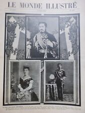 1867 1912 JAPAN EMPEROR MEIJI MUTSU HITO ARMY MIKADO 21 ANTIQUE NEWSPAPERS picture