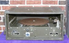 Vintage 1951 Turntable Signal Corps MX-39A/TIQ-2 Record Player Military w/ case picture