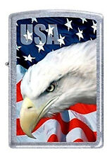 USA Eagle and Flag Zippo Lighter - New in Box picture