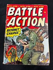 1952 Feb Volume 1 Issue 1 Atlas Battle Action 10 Cent Golden Age Comic AA 2723 picture