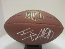 TJ Watt of the Pittsburgh Steelers signed autographed brown football PAAS COA 68 picture