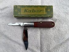 Vintage Kabar 2 Blade Barlow 1013 Ka-bar Folding Knife With Vintage Kabar Box picture