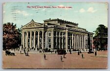 The New Court House New Haven Connecticut — Antique Postcard c. 1911 picture