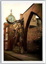 Clock St. Martin's Coney Street English Scenes York England Postcard picture