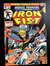 Marvel Premiere Featuring Iron First #15 (1974) 3.0 GD/VG picture