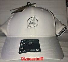 Disney Nike Marvel Avengers Dri-Fit Golf Baseball Hat White - NEW picture