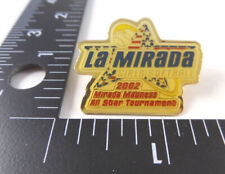 Vintage LA MIRADA Girls Softball 2002 Mirada Madness All Star Tournament Pinback picture