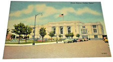 1940's DALLAS UNION STATION UNUSED LINEN POST CARD B picture