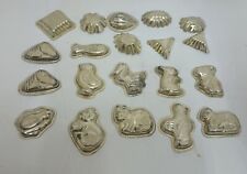 Vintage Tartlet Mini Tart Tins Pastry/Chocolate Candy Molds cutter Mixed Lot 20 picture