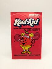 Vintage Cherry 5 Oz Kool Aid packet unopened Cherry Red Lifting Weights picture