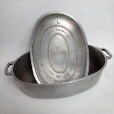 Griswold No 5 A485 Aluminum Oval Roaster with Lid A485C Rare - Timeless Vintage picture