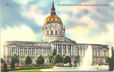 Postcard City Hall and Civic Center San Francisco California picture