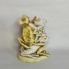 VTG 1998 Harmony Kingdom Menage a Trois Frogs Toads Treasure Trinket Ring Box picture