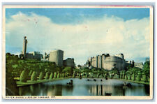 Rio De Janeiro Brazil Postcard River View Praca Paris c1930's Vintage Posted picture
