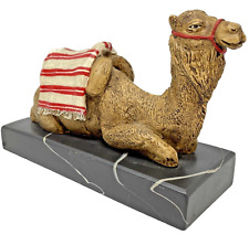 Beautiful Realistic CAMEL sculpture SIGNED Nativity CHRISTMAS crib made Tunisia picture